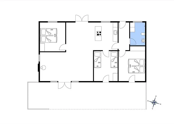 Bv225-blavand-blavandvej-5-e بيت للعطل